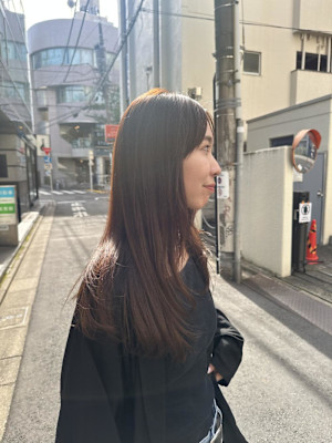 ロング・レイヤー・ベージュ