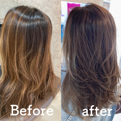 白髪ぼかし(ベージュ)白髪キレイにマイナス10歳