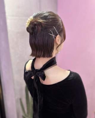 ショートでもカチモリヘアに♪