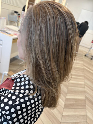 しっかりハイライト入りベージュ