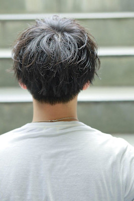 【緩め】スパイラルパーマ　マッシュ