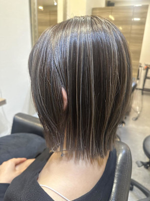 グレージュハイライト