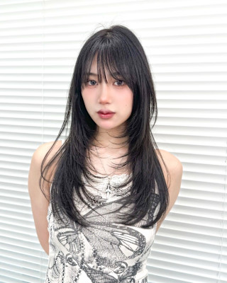 韓国風レイヤーカット【銀座駅/学割U24/前髪カット】