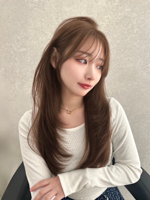 韓国風レイヤーカット【銀座駅/学割U24/前髪カット】