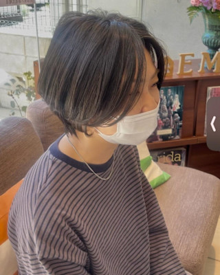 ラフなのにキマる大人のハンサムショート