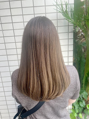 ナチュラルグラデーショングレージュカラー