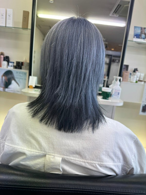 Ice blue & End  black