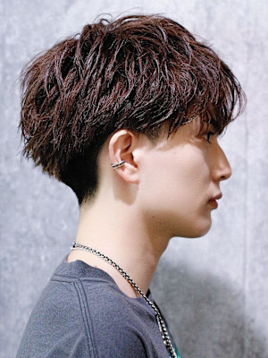 韓流プレッピーコンマウェーブマッシュ