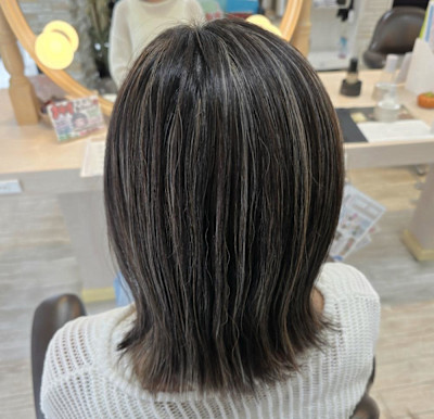 地毛ハイライト