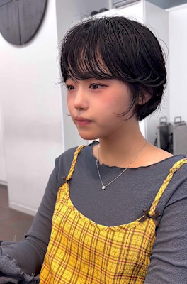 ボブパーマプードルパーマレディースパーマニュアンスパーマ奥東