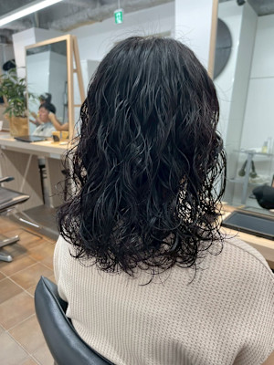 コテ巻きデジタルパーマブリーチパーマ複雑履歴横浜