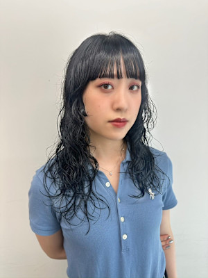 ボブパーマプードルパーマレディースパーマニュアンスパーマ奥東