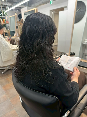 ボブパーマプードルパーマレディースパーマニュアンスパーマ奥東