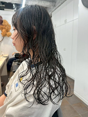 ボブパーマプードルパーマレディースパーマニュアンスパーマ奥東