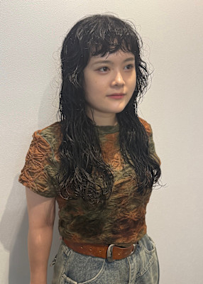 雰囲気アップロングパーマ/前髪パーマ/ウェーブパーマ/横浜