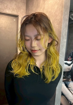 ルーツカラー　ケアブリーチ　ブリーチカラー　表参道/原宿