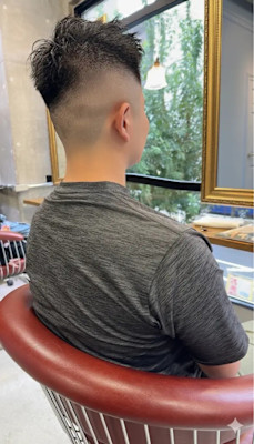 スパイキーフェードカット