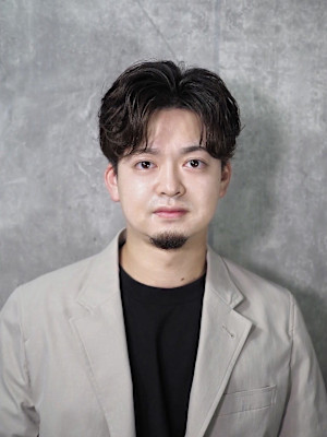 清潔感センターパート×ナチュラルマッシュ