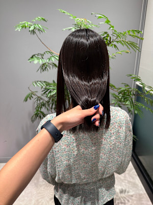 地毛風ストレートパーマ