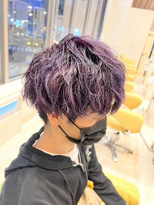 透明感バイオレットマッシュ