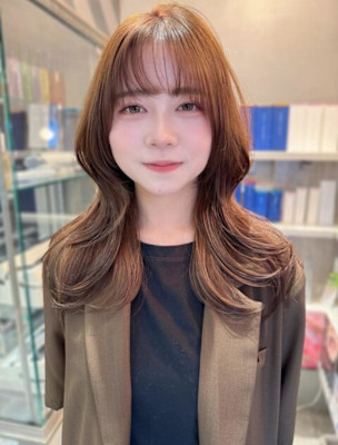 透明感ダブルカラー&レイヤーカット