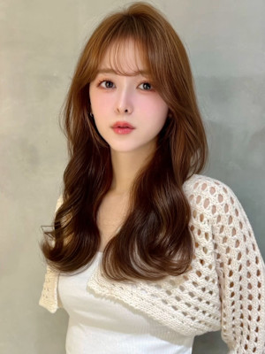 仙台髪質改善縮毛矯正韓国レイヤーカット前髪外ハネボブ顔周り