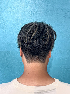 メンズ毛流れハイライト