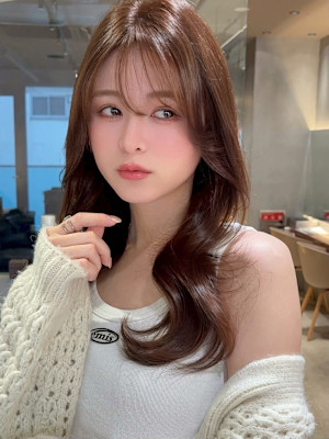 仙台髪質改善縮毛矯正韓国レイヤーカット前髪外ハネボブ顔周り