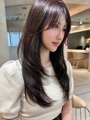 仙台髪質改善縮毛矯正韓国レイヤー外ハネボブ美髪ワイドバング