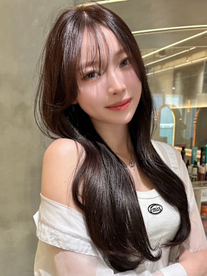 仙台髪質改善縮毛矯正韓国レイヤーイメチェン外ハネボブ顔周り