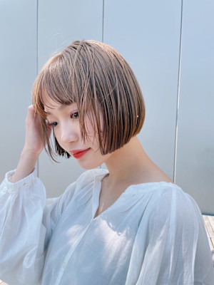 since 銀座 【シンス】×ベージュカラーボブスタイル