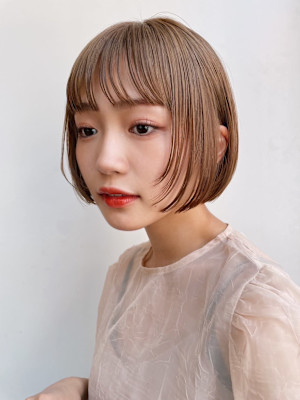 since 銀座 【シンス】×ベージュカラーボブスタイル