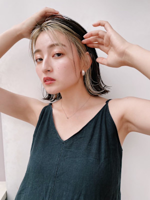 since 銀座 【シンス】×インナーカラーボブスタイル