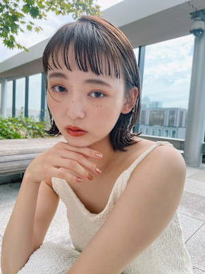 since 銀座 【シンス】×アッシュブラウンボブスタイル