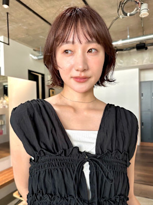 since 銀座 【シンス】×小顔レイヤーボブスタイル