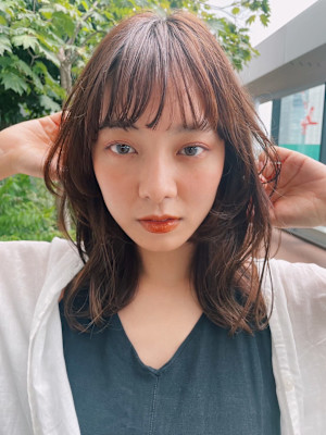 since 銀座 【シンス】×ツヤカラーミディアムスタイル