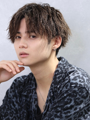 センターパート　ツイストスパイラル　2way