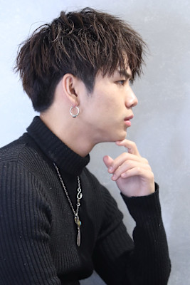 ツイストスパイラル　センターパート