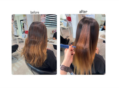 サラサラ縮毛矯正！