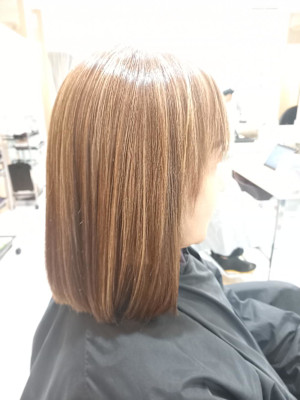 白髪ぼかしハイライト