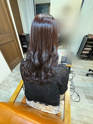 ブリーチなしダブルカラーでできるレッドカラー♪