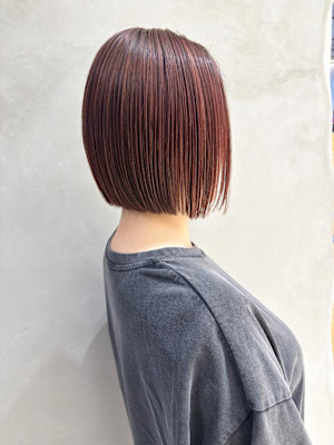 髪質改善カラー/髪質改善ストレート/ボブスタイル