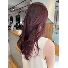 イルミナカラーで秋っぽいピンク◯ 吉永晶見【20代/30代】