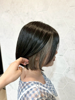 (工藤)ベージュインナーカラー