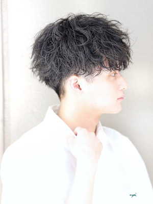 ソフトツイストスパイラルパーマスパイラルパーママッシュ