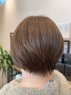 大人ショートボブ