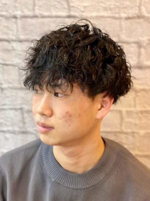 スパイラルパーマ