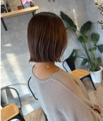 切りっぱなしボブ