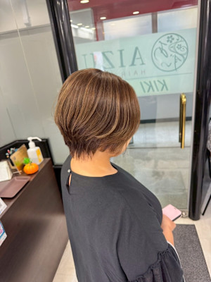 白髪ぼかしハイライト