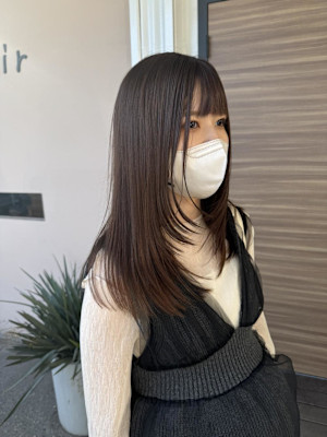 ナチュラルブラウンカラー